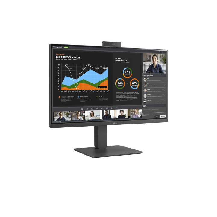 LG ELECTRONICS 27   IPS BORDERLESS -  WEBCAM FHD